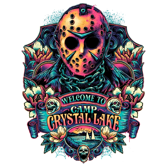 Camp Crystal Lake - Neon - Jason T-Shirt