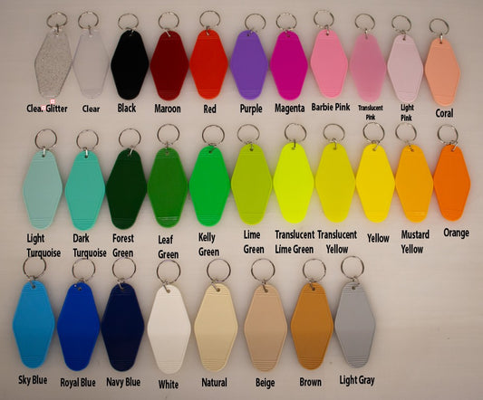 "The Reader Tarot" Hotel Keychain - Multiple Colors