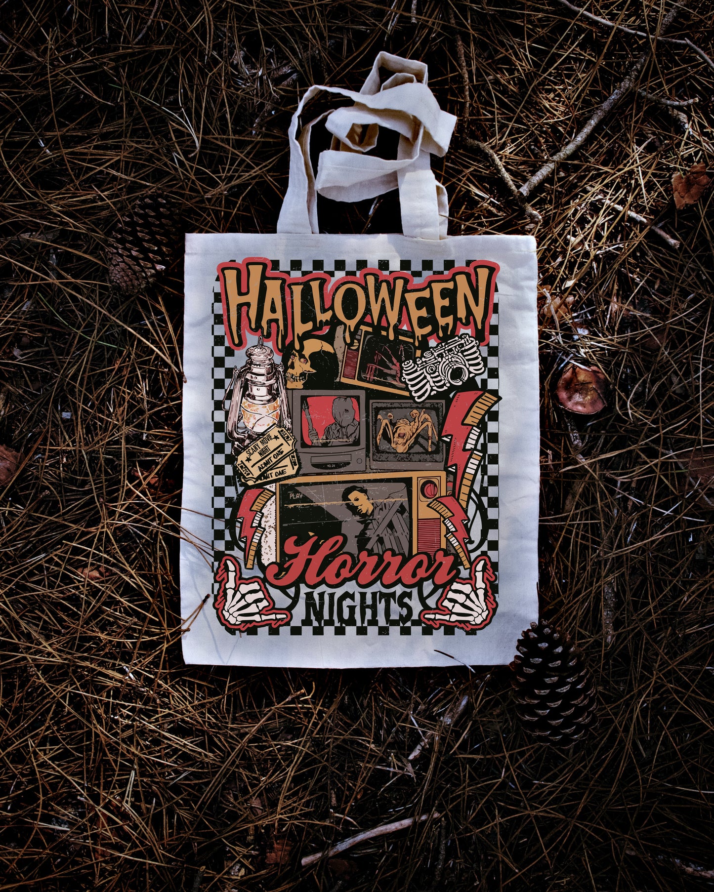 Halloween Horror Nights - Universal - Retro - Halloween Tote Bag