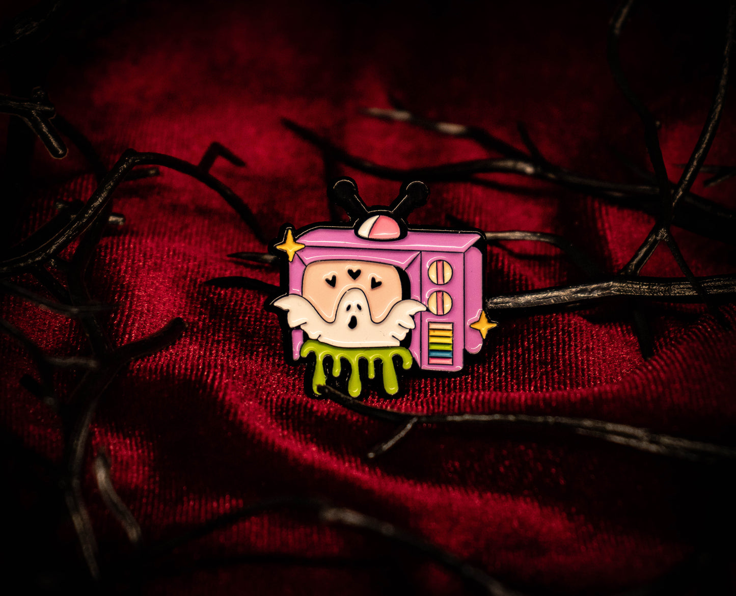 "Spooky Ghost" Small Enamel Pin