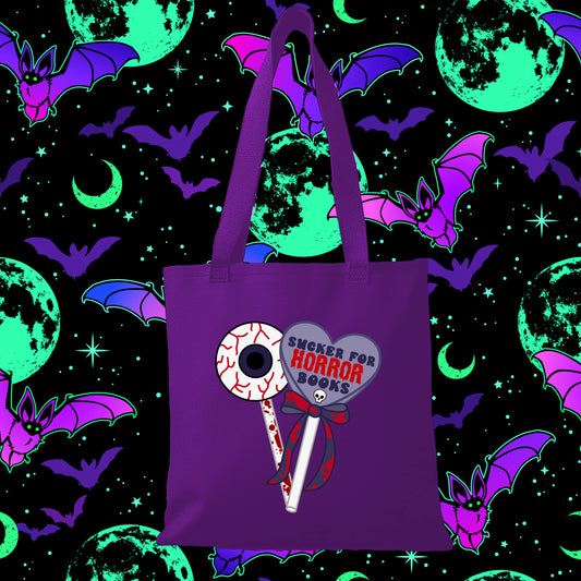 Sucker For Horror Books - Tote Bag