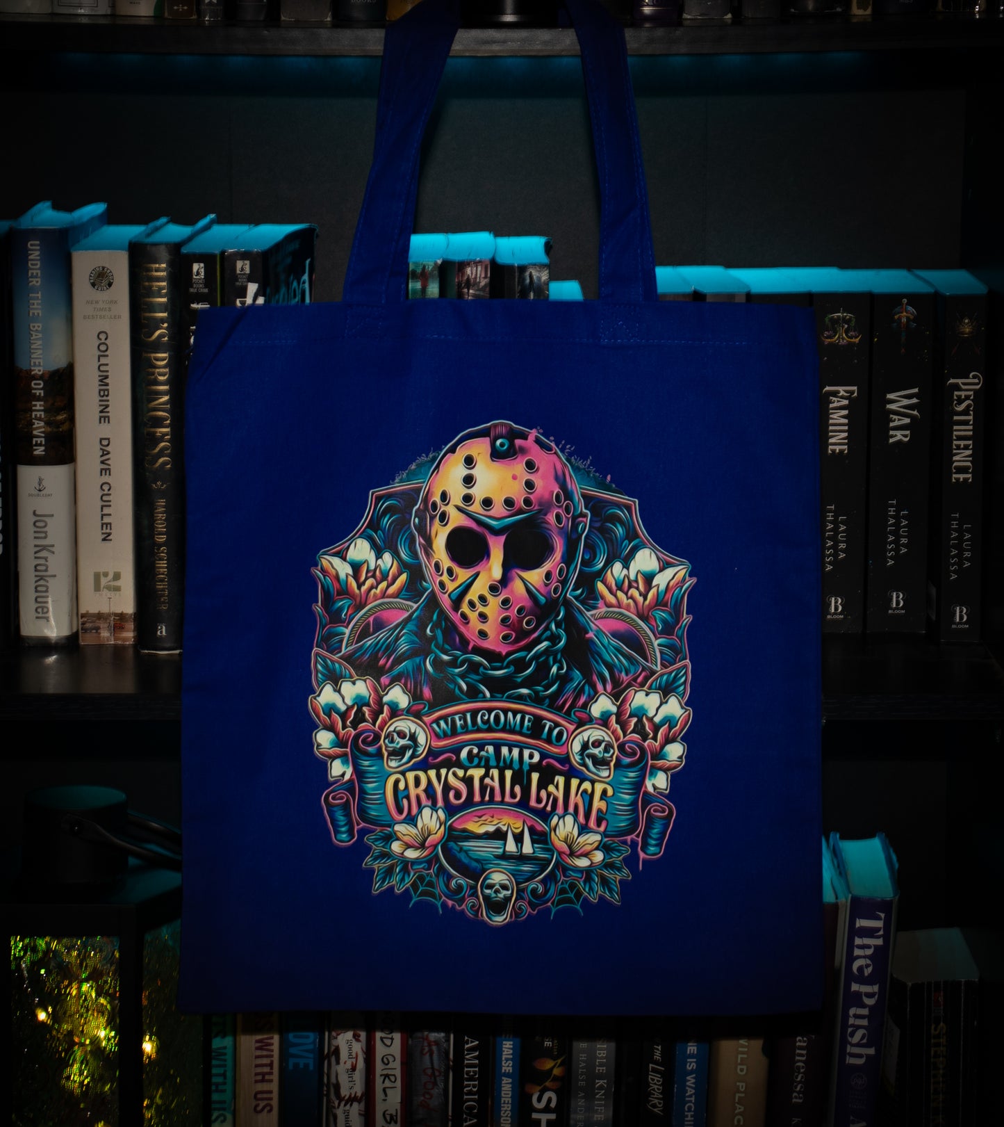 Camp Crystal Lake - Neon - Friday the 13th - Tote Bag