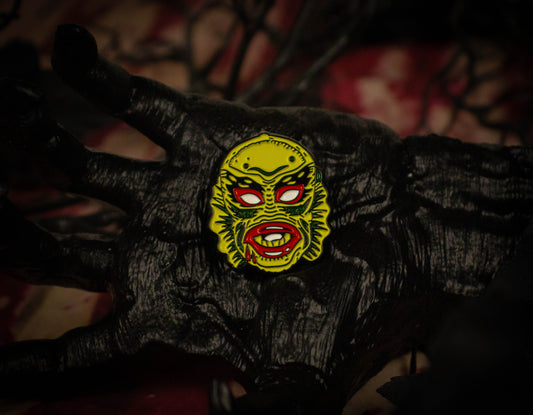 Creature From the Black Lagoon - Yellow - Medium Enamel Pin