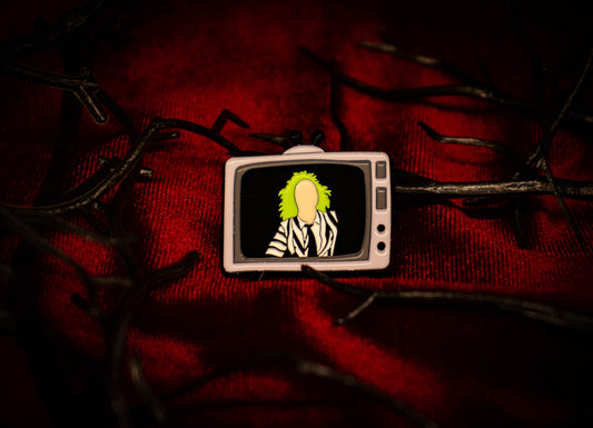 "Beetlejuice TV" Small Enamel Pin
