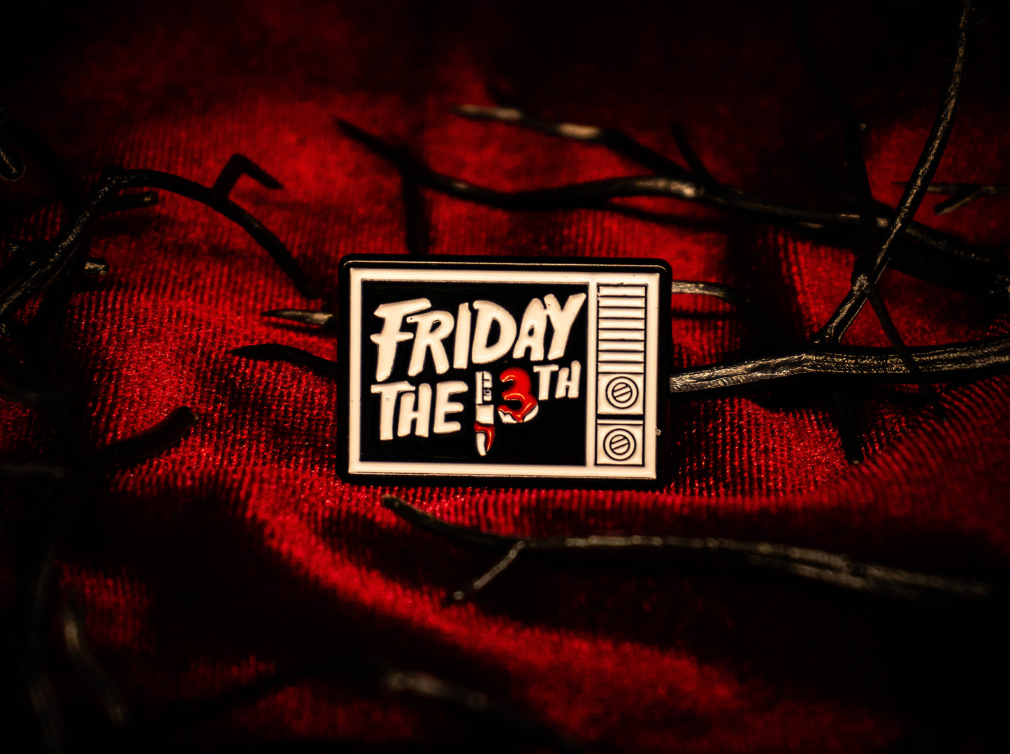 "Friday the 13th TV" Small Enamel Pin