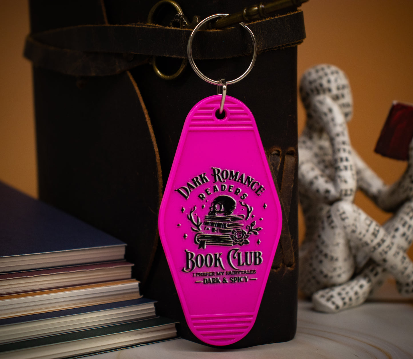 "Dark Romance Readers Book Club" Hotel Keychain - Multiple Colors