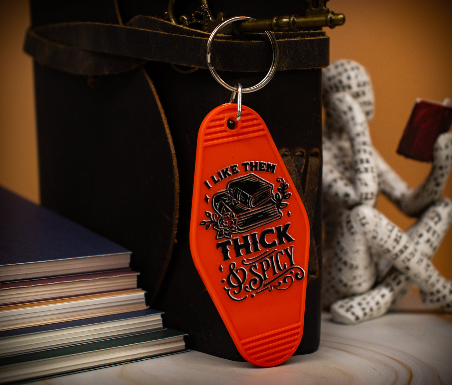 "I Like Them Thick and Spicy" Hotel Keychain - Multiple Colors