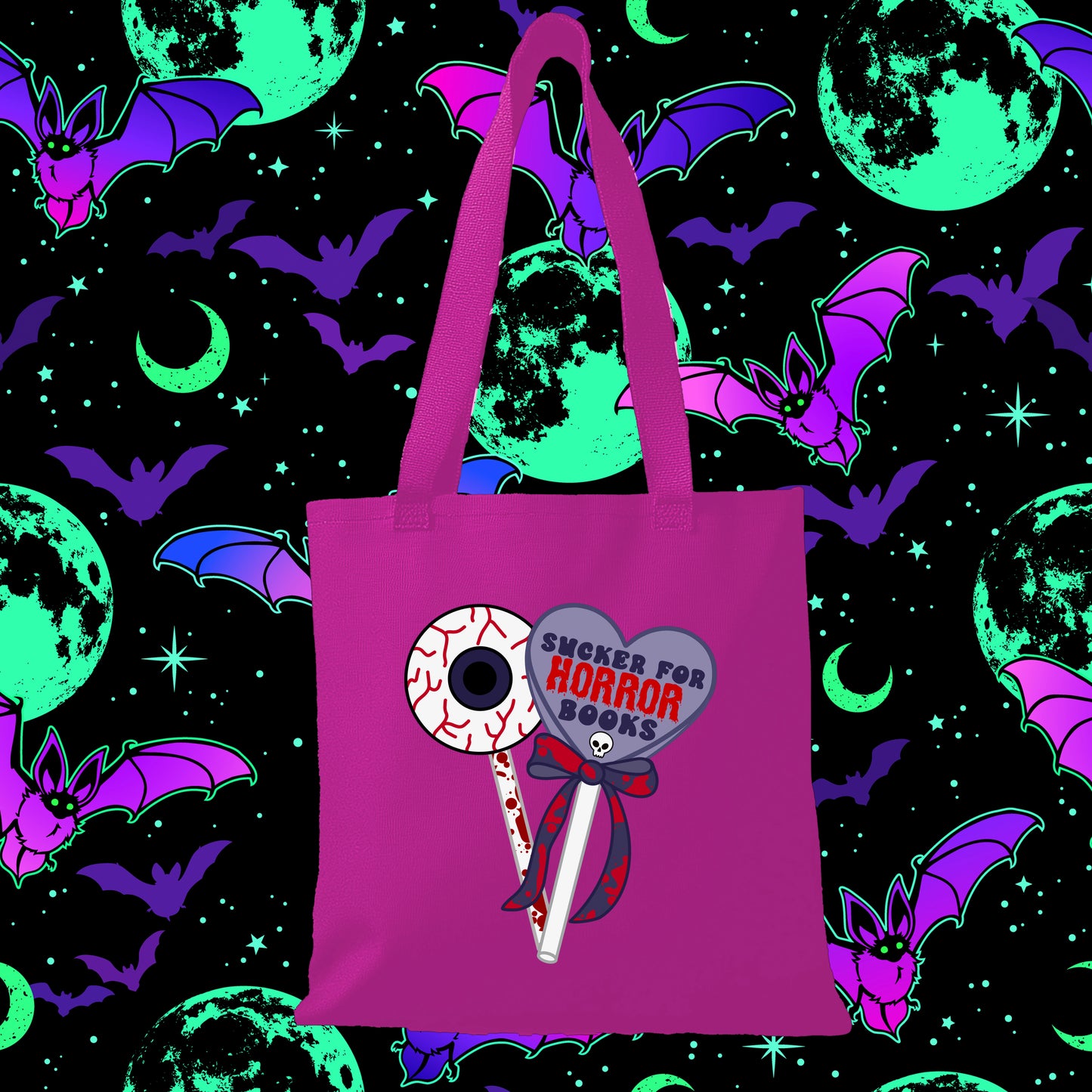 Sucker For Horror Books - Tote Bag