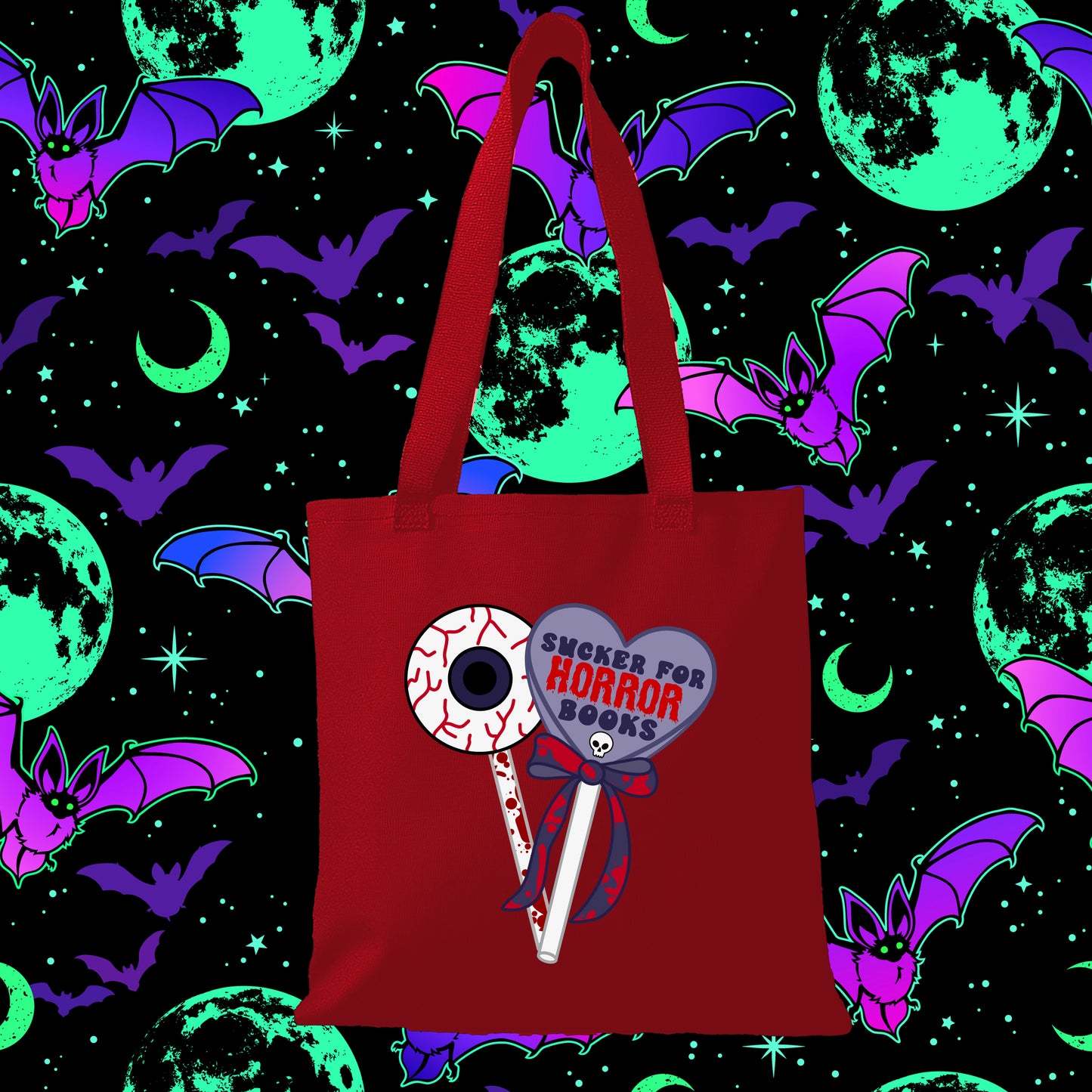 Sucker For Horror Books - Tote Bag