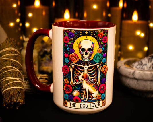 'The Dog Lover' Full Color Tarot  15oz Mug
