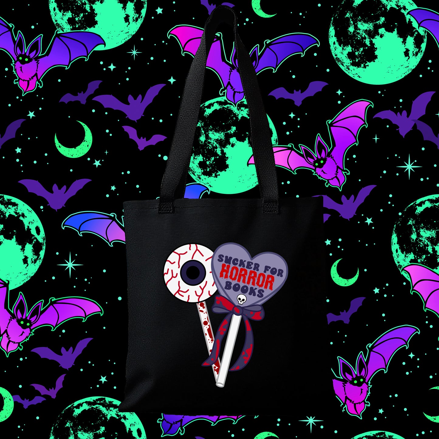 Sucker For Horror Books - Tote Bag