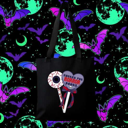 Sucker For Horror Books - Tote Bag