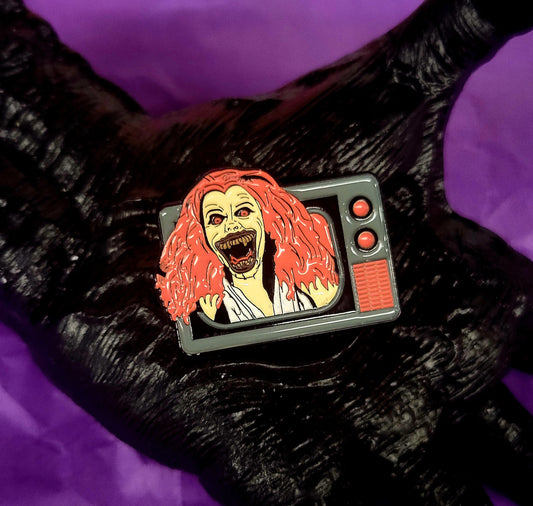 "Fright Night TV" Small Enamel Pin