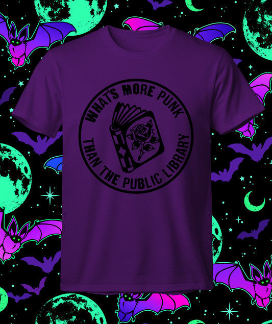 What's More Punk Than The Public Library - Stamp Design T-shirt